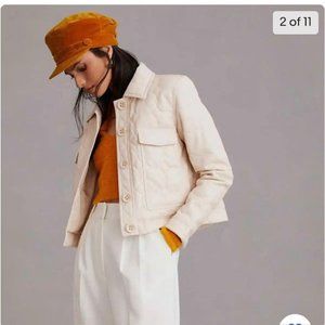 Maeve by Anthropologie Faux leather Jacket Size 10